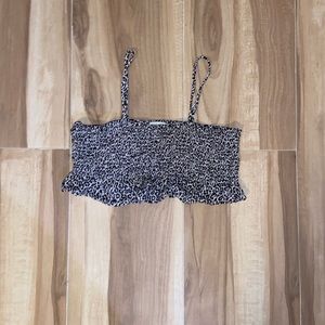 Cheetah crop top